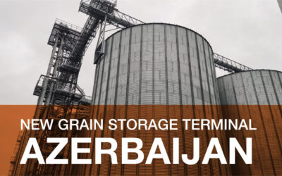 Grain storage terminal in Azerbaijan