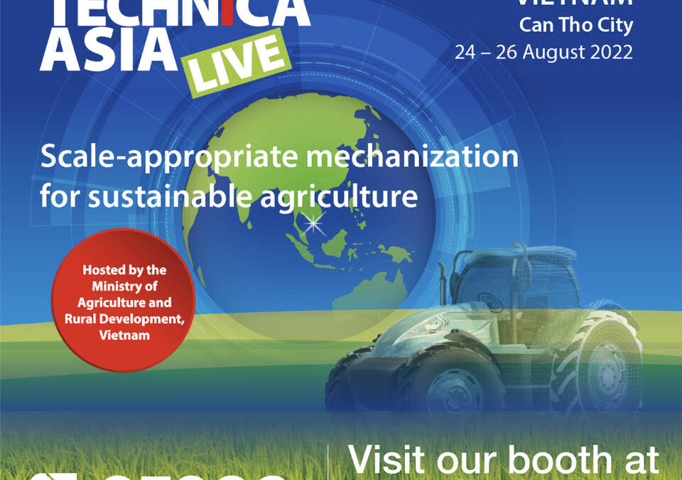 CESCO will be part of the second AGRITECHNICA Asia LIVE