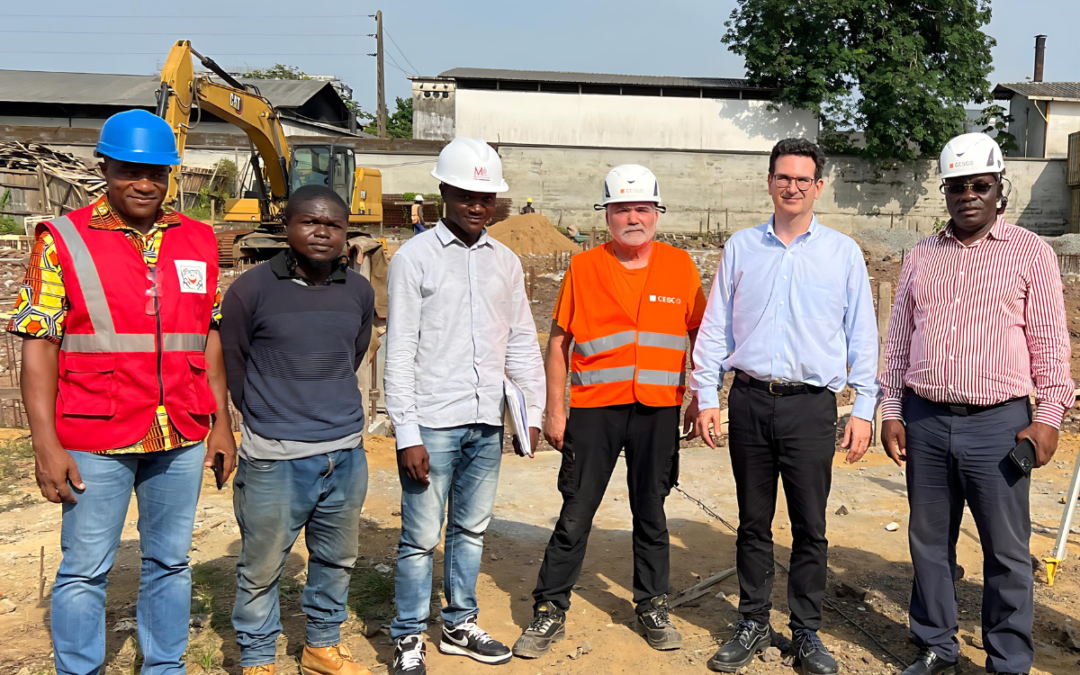 CESCO Oversees Preparations for Erection of Steel Mill Building and Storage Plant in Cameroon