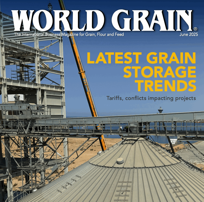 New Article in World Grain Magazine: “Conflicts, Tariffs Impact: Grain Storage Projects”