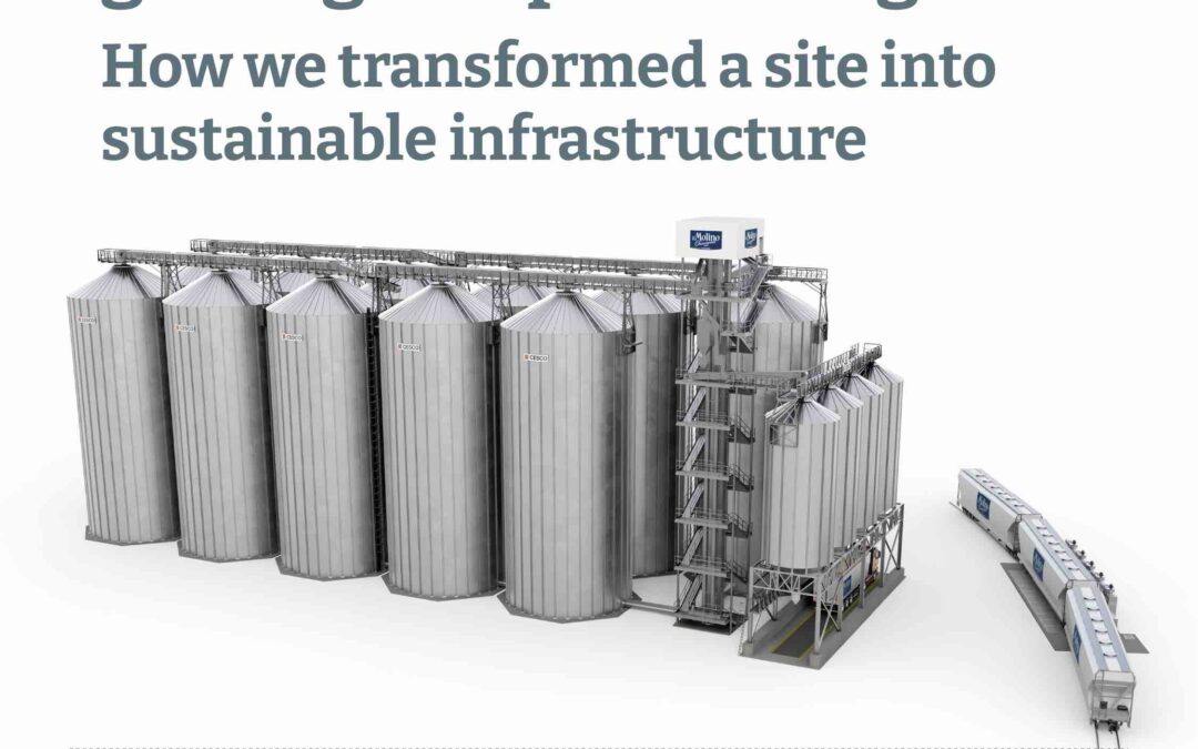 From heavy industry to green grain processing: How we transformed a site into sustainable infrastructure
