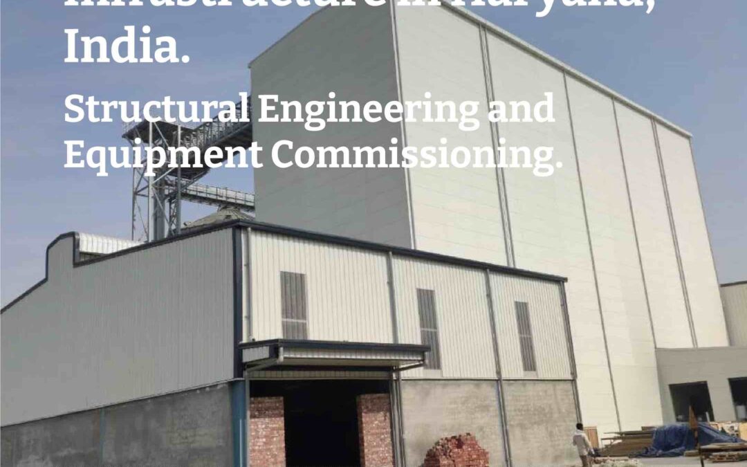 Turnkey Rice Processing Infrastructure in Haryana, India. Structural Engineering and Equipment Commissioning