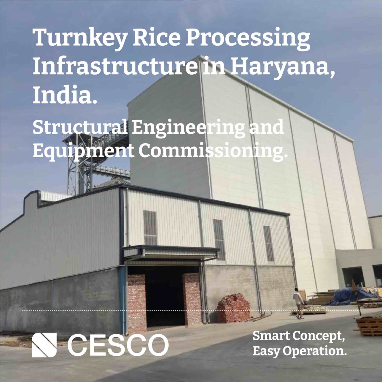 India Rice Factory Turnkey Rice Processing Infrastructure in Haryana, India. Structural ...