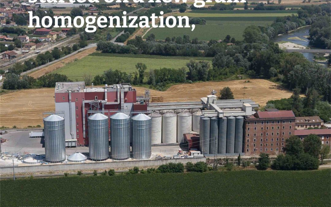 Sono ufficialmente iniziati i lavori di costruzione del nuovo impianto di omogeneizzazione, stoccaggio e dosaggio dei cereali per Molino Valente SpA a Felizzano, in Italia.